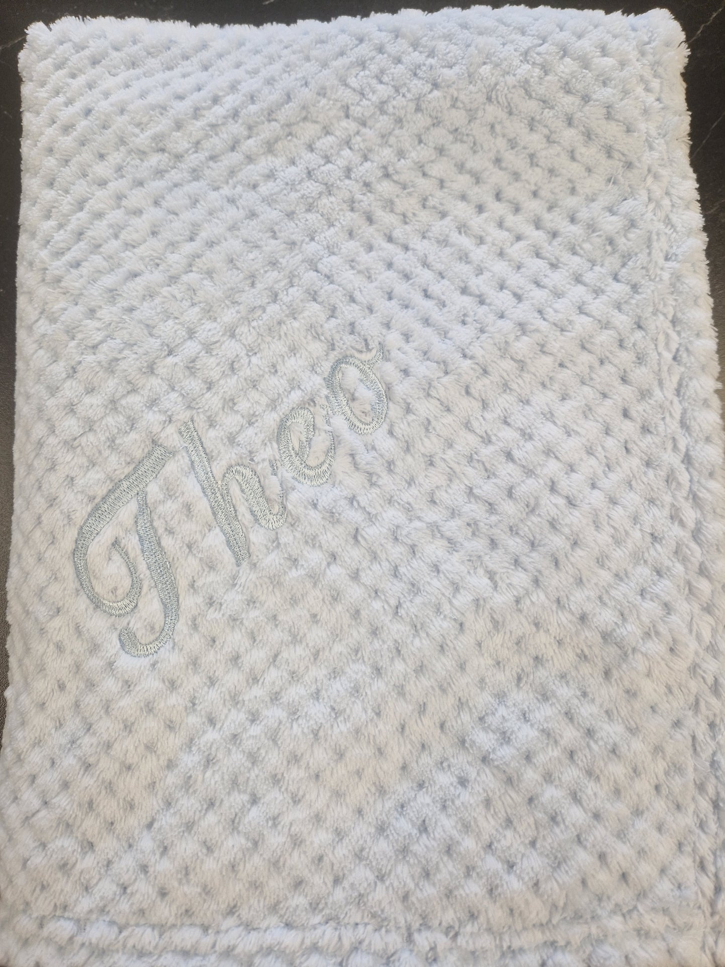 Personalised Waffle Baby Wrap/Blanket