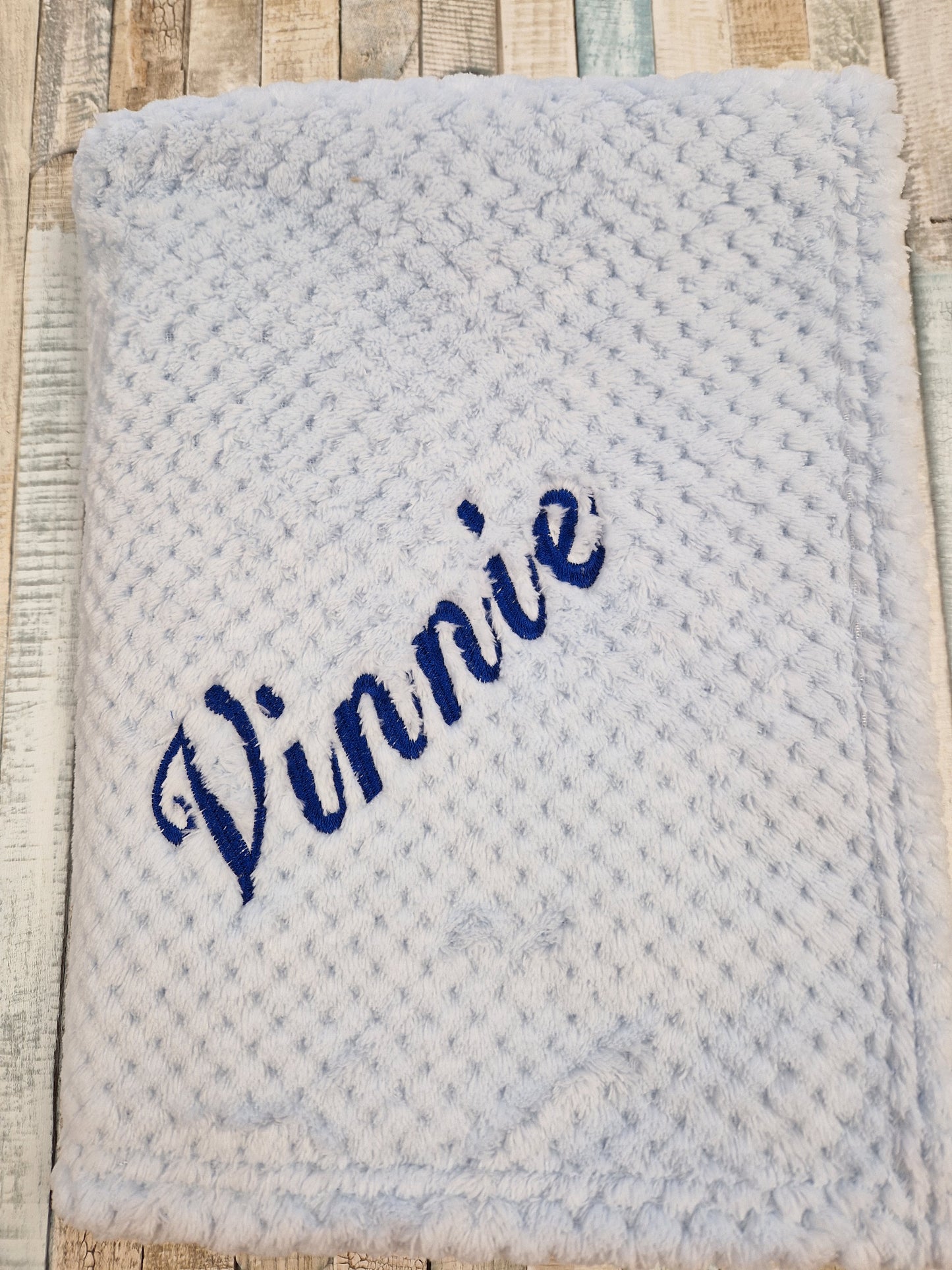 Personalised Waffle Baby Wrap/Blanket