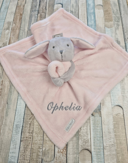 Personalised Baby Babytown Novelty Bunny Comforter