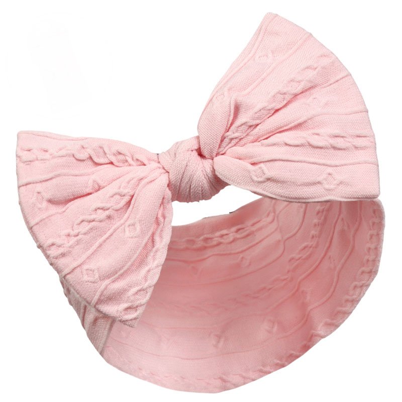 Baby Girls Pink Cable Knit Headband