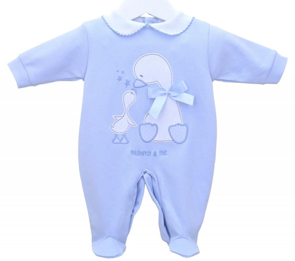 Baby Boys Blue Mummy And Me Babygro