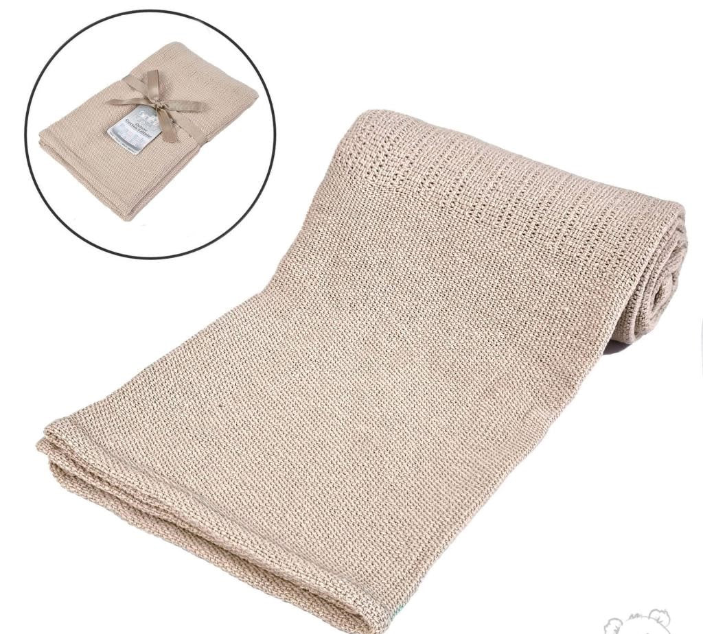 Personalised Baby Cellular Blanket