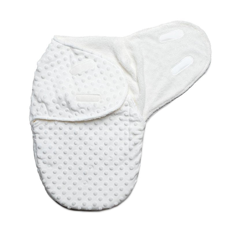 Unisex Baby White Bubble Design Swaddle Wrap