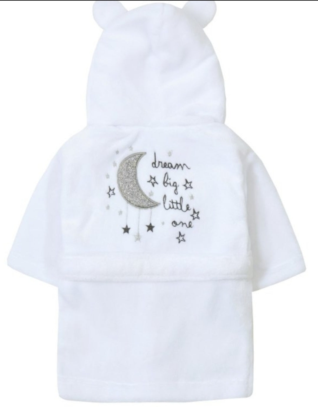 Baby's Dream Big Little One White Dressing Gown