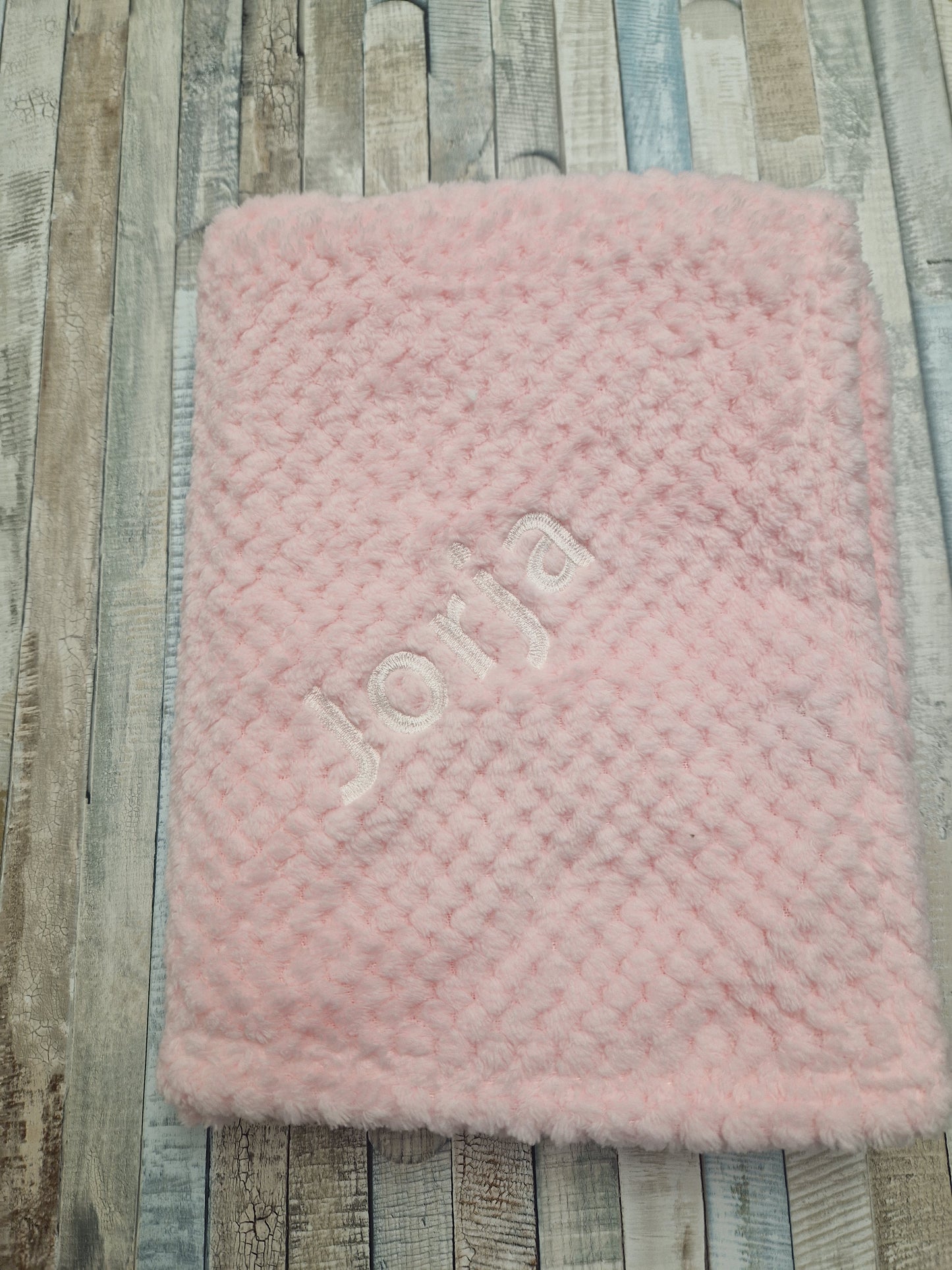Personalised Waffle Baby Wrap/Blanket