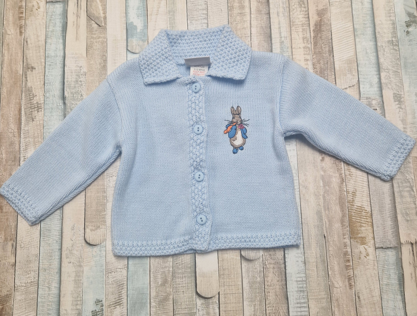 Nana's Special Buys Blue Rabbit Cardigan