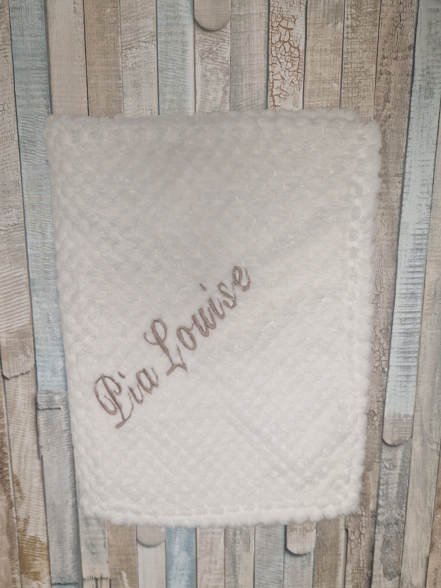Personalised Waffle Baby Wrap/Blanket