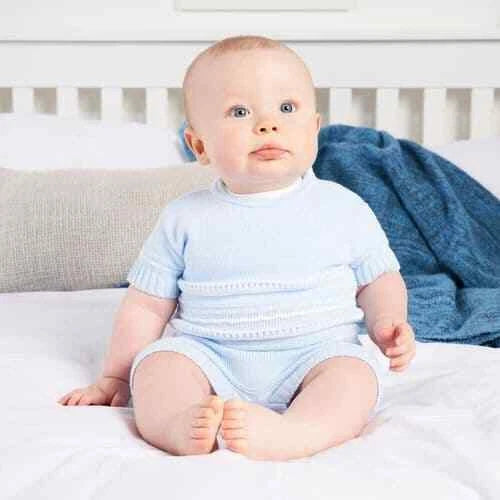 Nana's Special Buys Baby Boys Pointelle Short Set