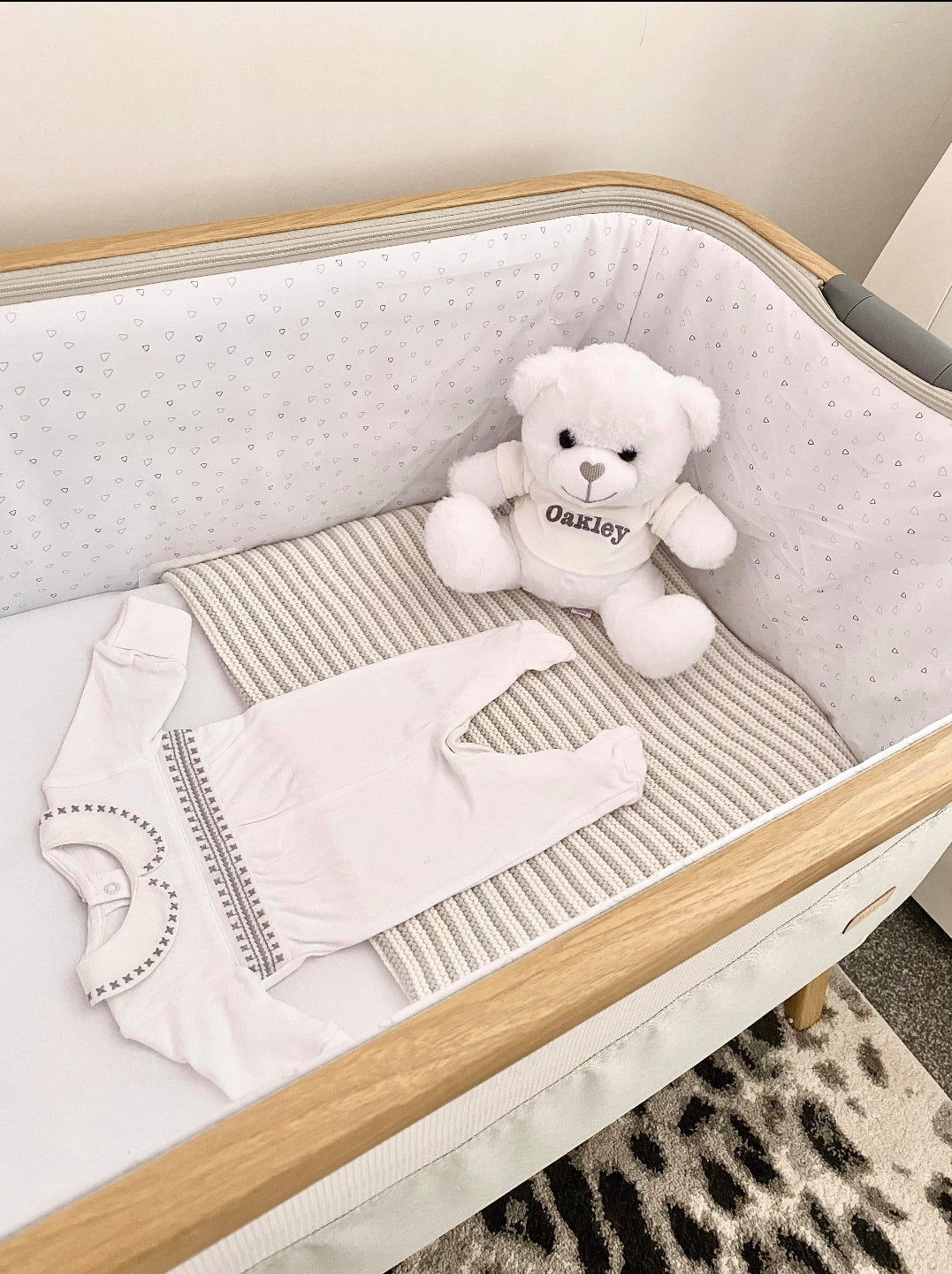 White Soft 25 cm Teddy With Personalised T Shirt