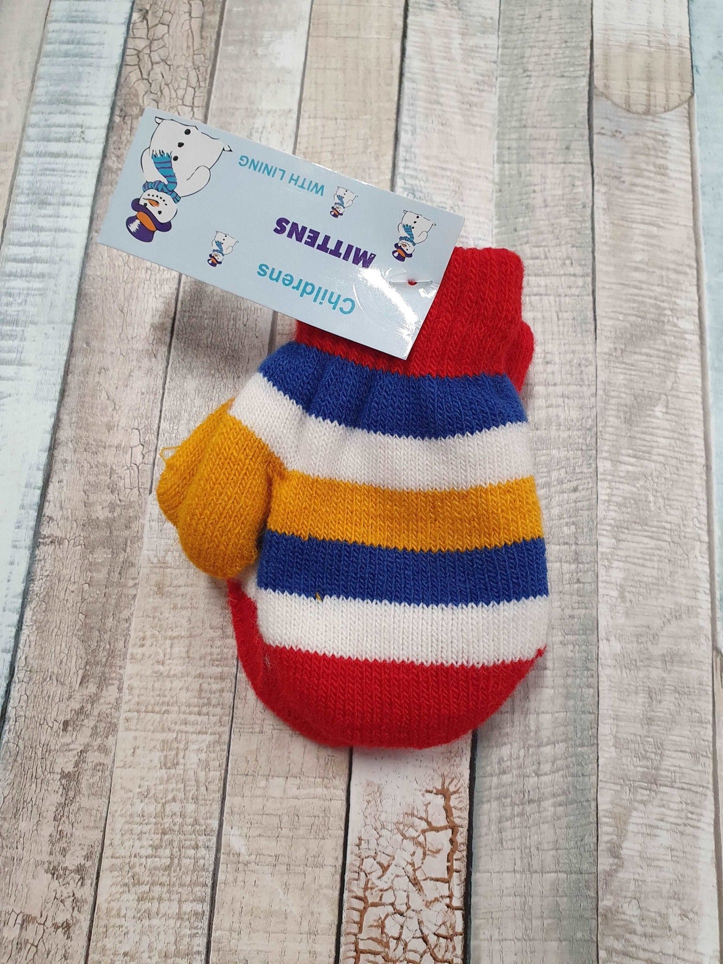 Babies Multi Coloured Lined Mittens - Nana B Baby & Childrenswear Boutique