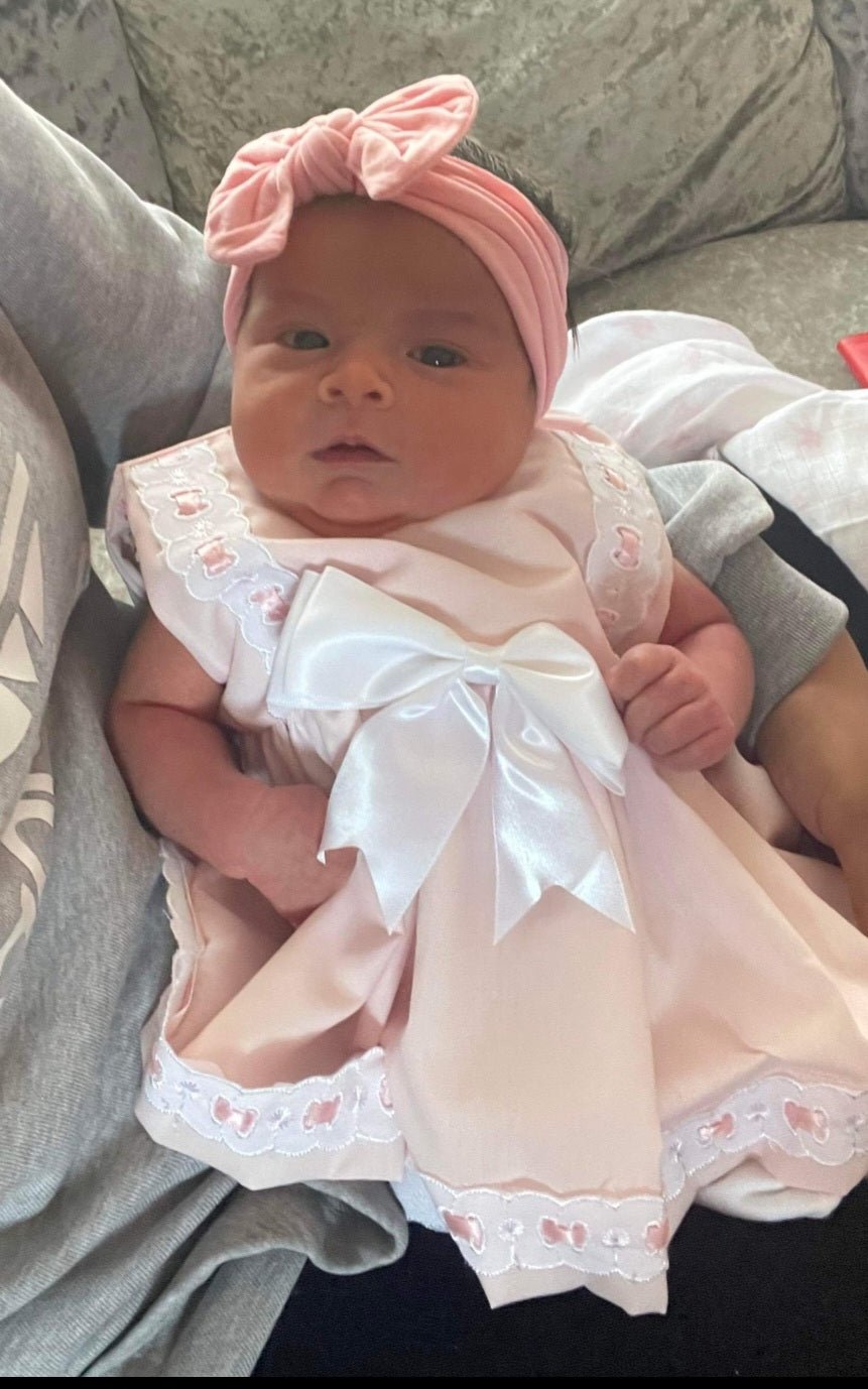 Baby Girls Pink Sleeveless Dress & Pants