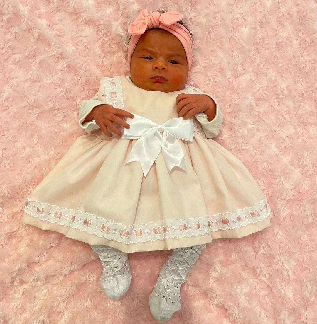 Baby Girls Pink Sleeveless Dress & Pants