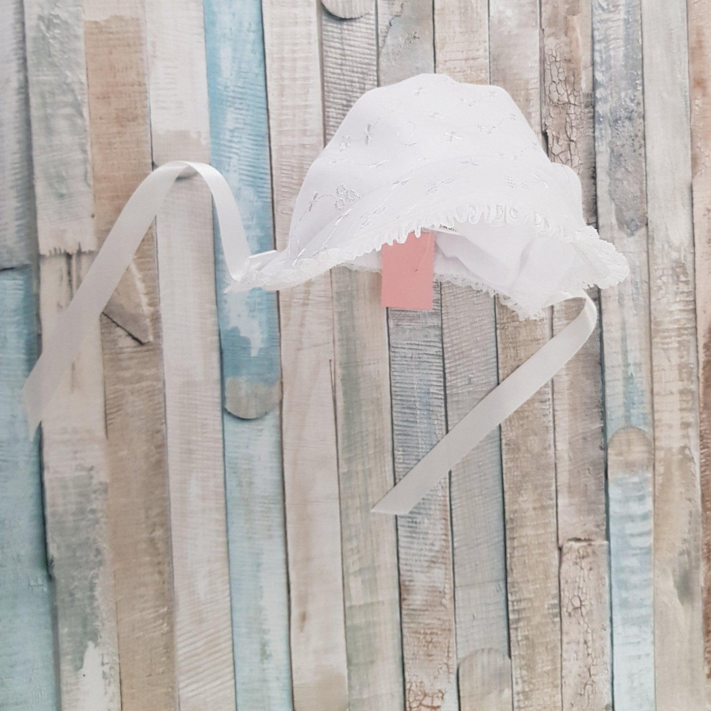 Broderie Anglaise Sun Bonnet - Nana B Baby & Childrenswear Boutique