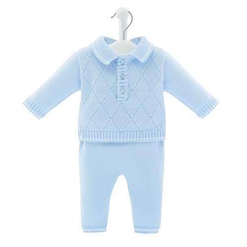 Dandelion Boys 2 Piece Diamond Top And Trouser Set - Nana B Baby & Childrenswear Boutique