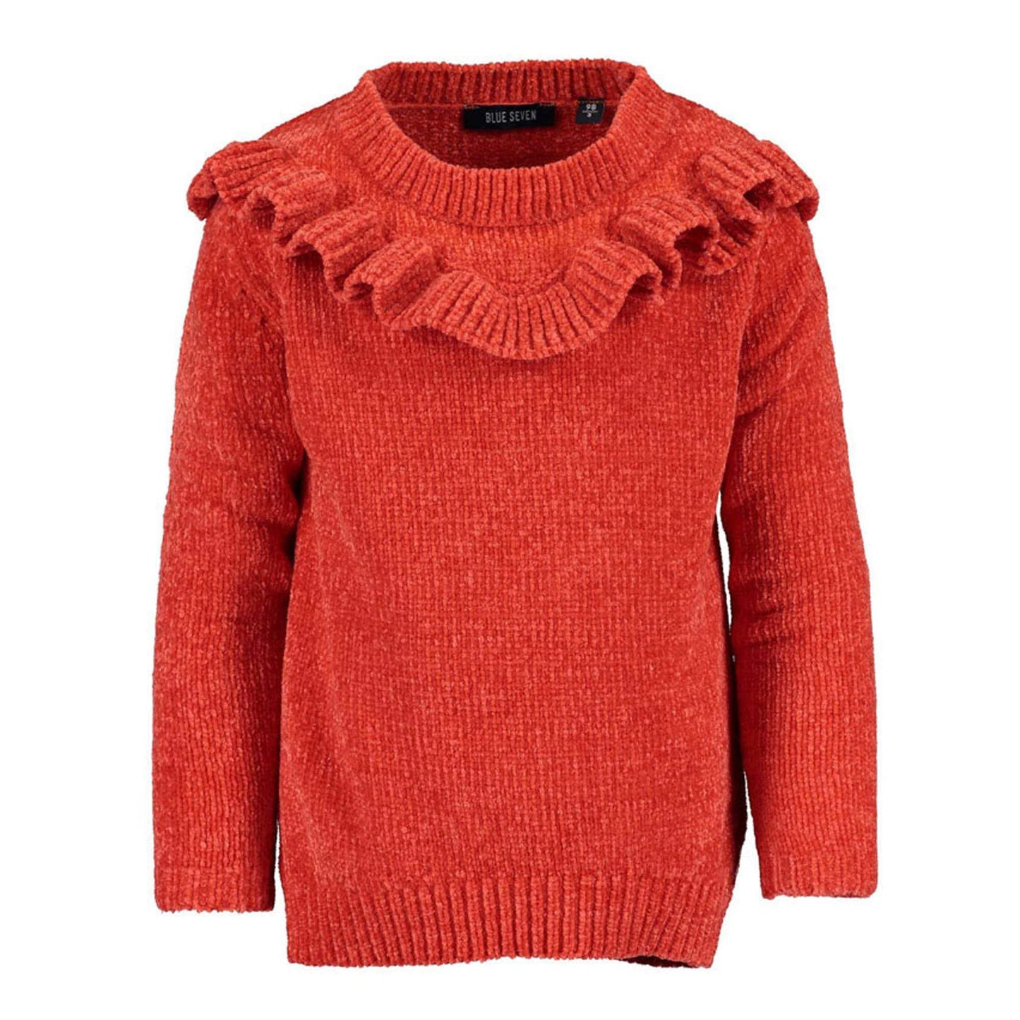 Girls Orange Chenille Jumper - Nana B Baby & Childrenswear Boutique