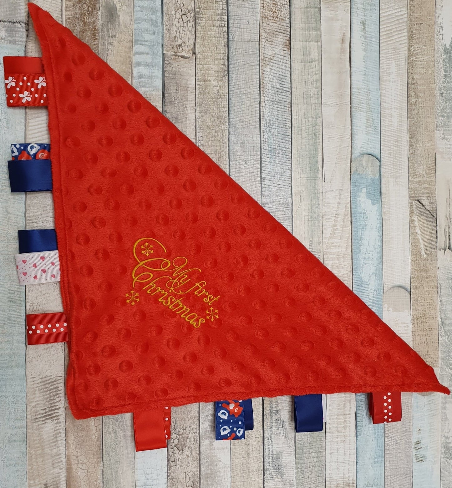 My 1st Christmas Red Taggie - Nana B Baby & Childrenswear Boutique