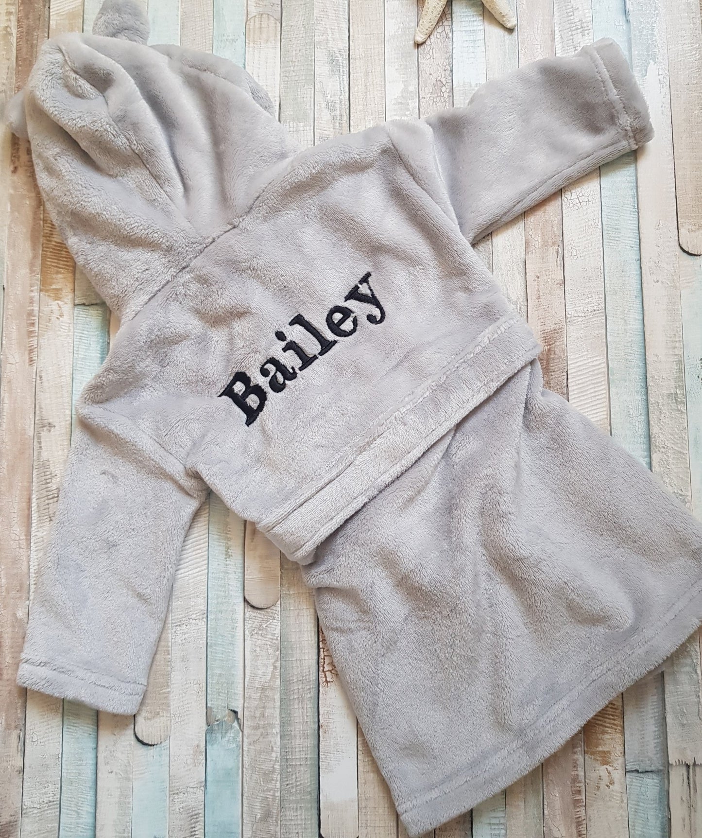 Personalised Baby Hooded Dressing Gown - Nana B Baby & Childrenswear Boutique