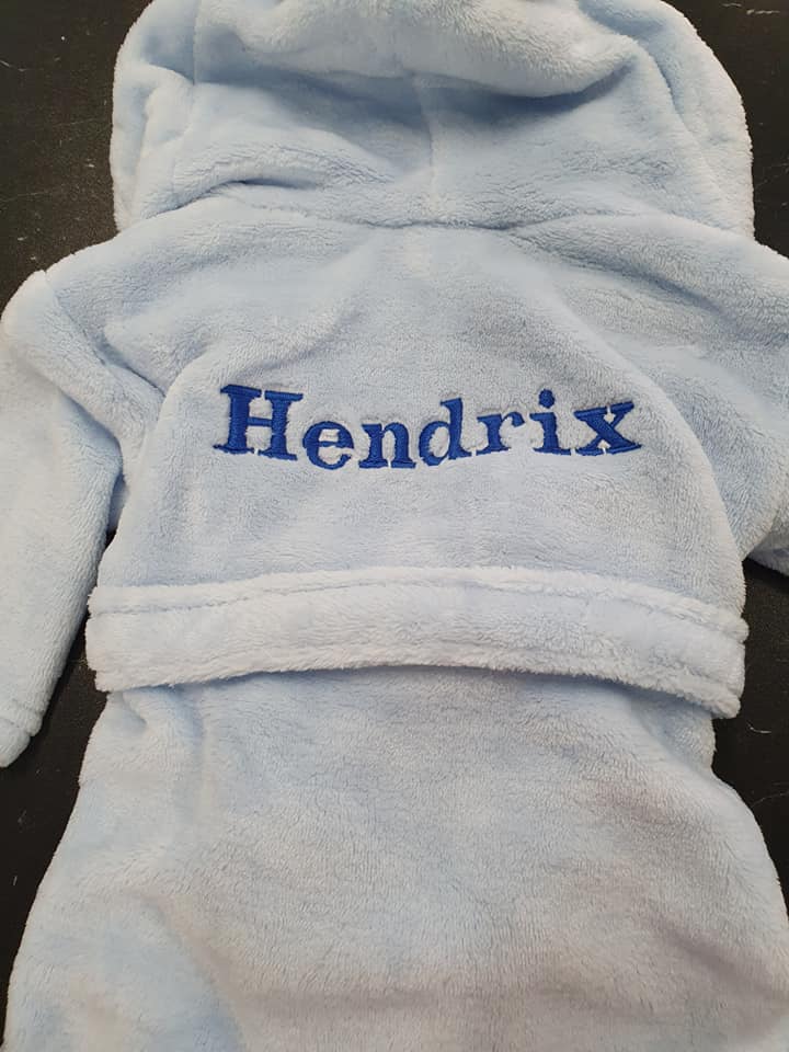 Personalised Baby Hooded Dressing Gown - Nana B Baby & Childrenswear Boutique