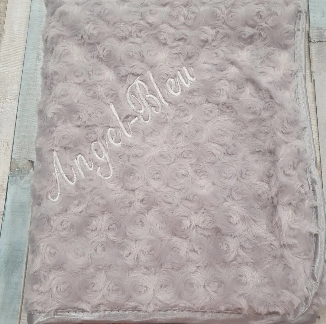 Personalised Soft Rose Baby Wrap /Blanket - Nana B Baby & Childrenswear Boutique