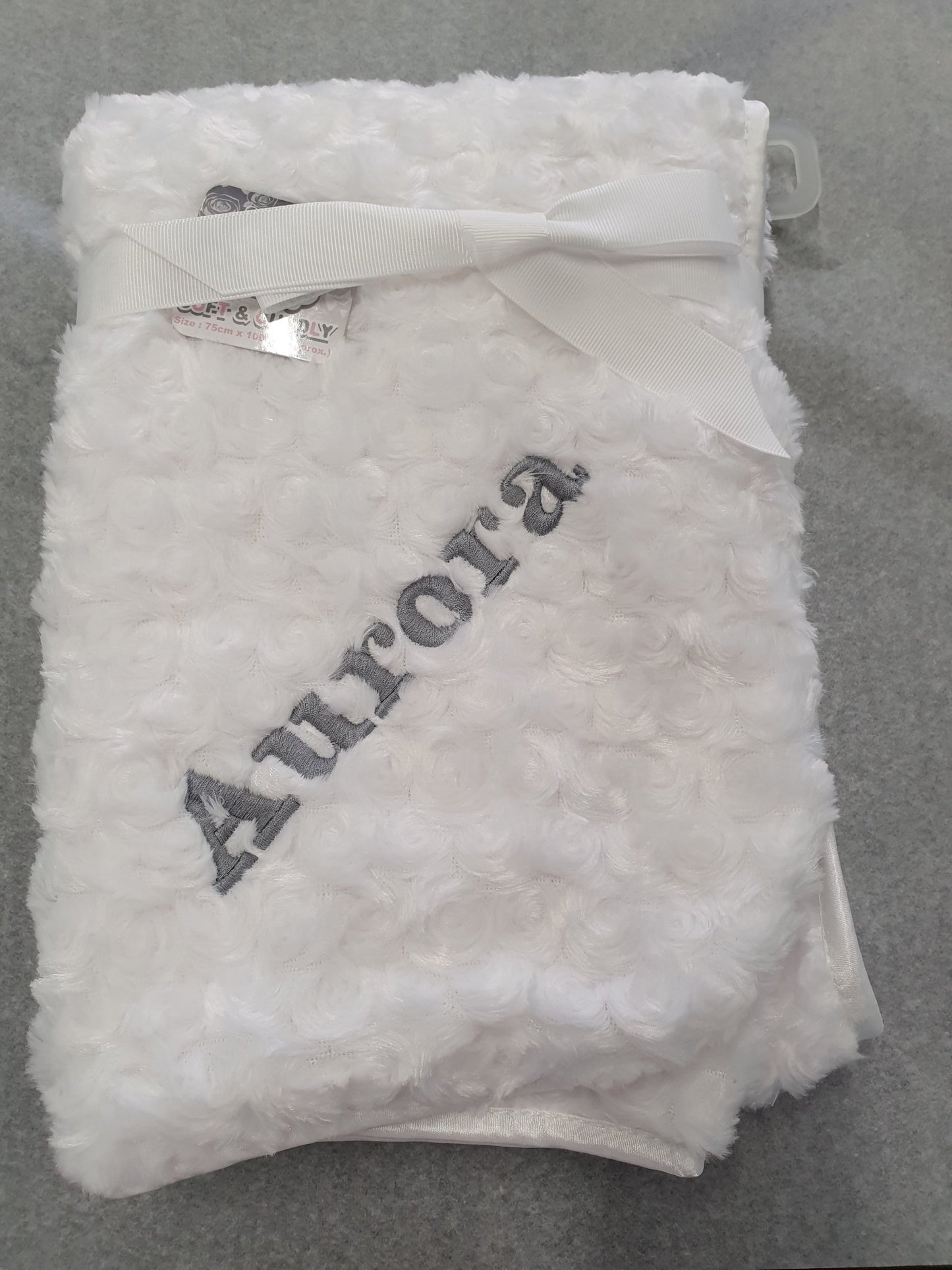 Personalised Soft Rose Baby Wrap /Blanket - Nana B Baby & Childrenswear Boutique
