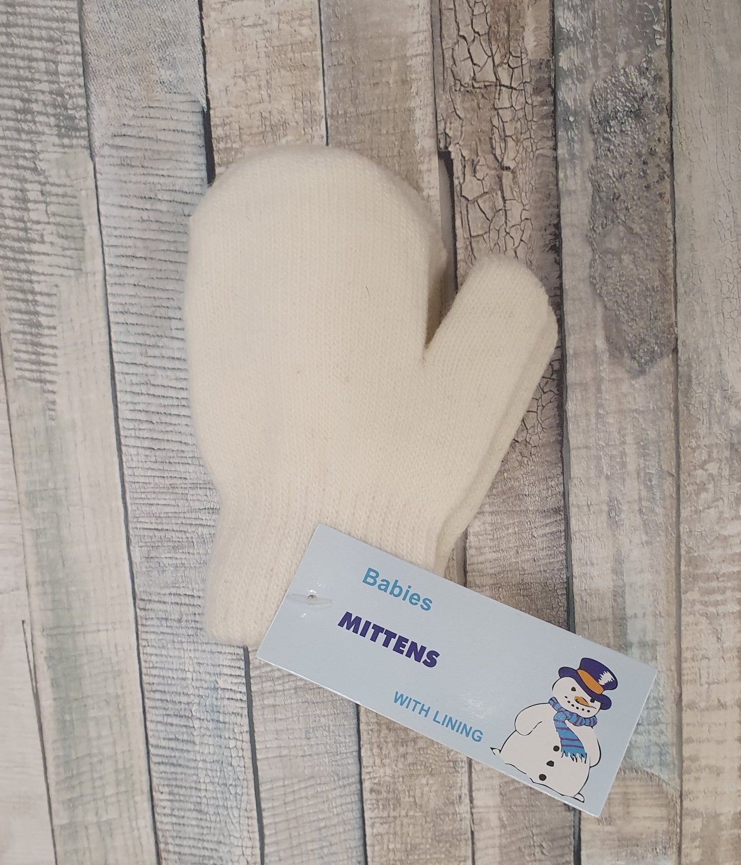 Pesci Plain Knitted Mittens With Lining - Nana B Baby & Childrenswear Boutique