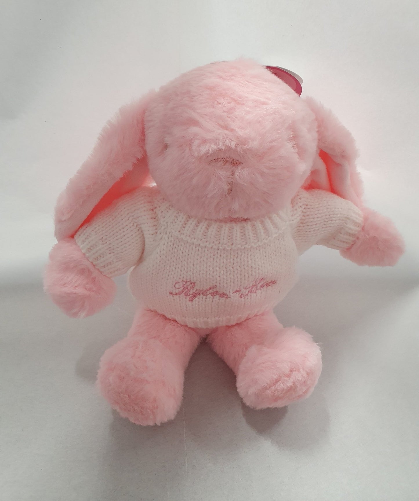 Pink Bunny With Personalised Jumper - Nana B Baby & Childrenswear Boutique