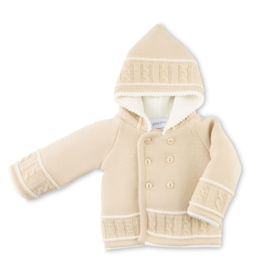 Unisex Baby Beige & White Pram Coat - Nana B Baby & Childrenswear Boutique