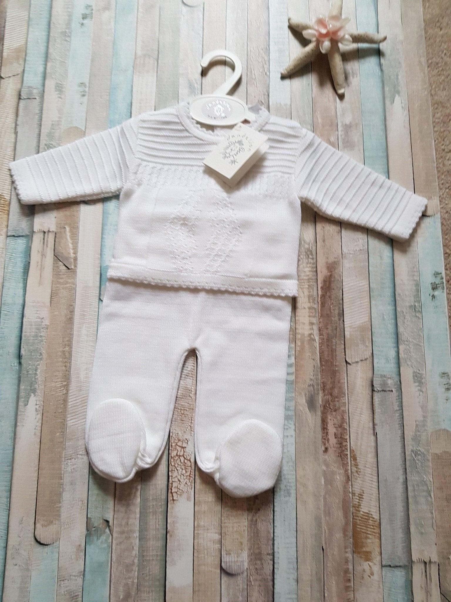 Unisex Diamond Knitted Leggings And Jumper - Nana B Baby & Childrenswear Boutique