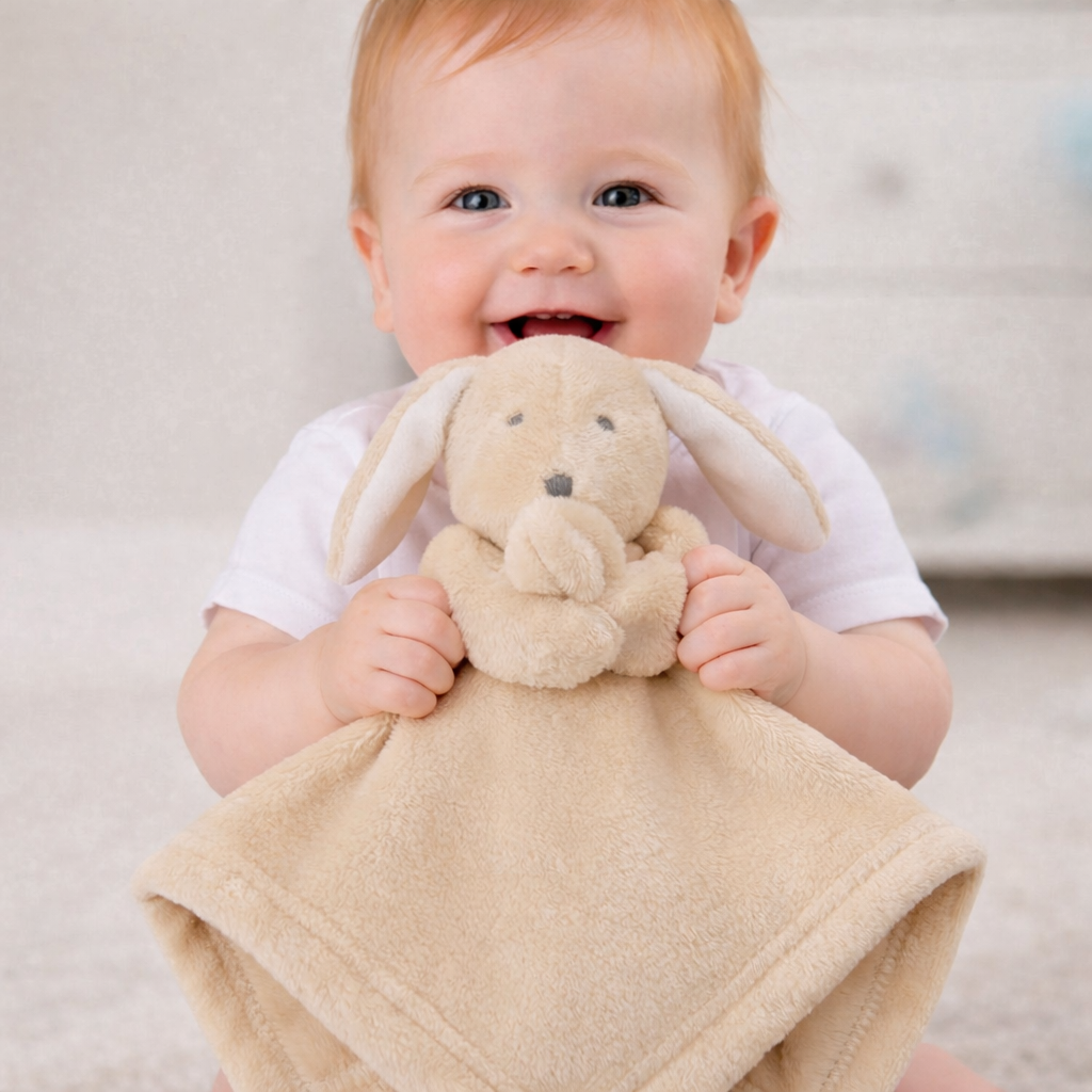 Baby Babytown Beige Novelty Bunny Comforter