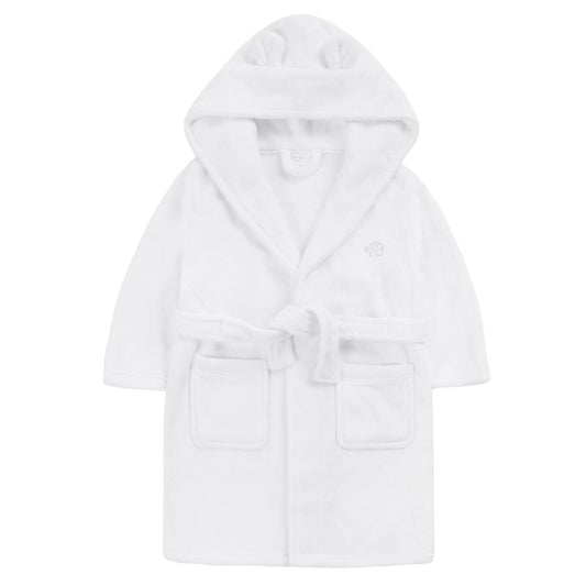Personalised Unisex White Hooded Dressing Gown