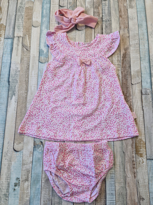 Baby Girls Dotty Dress Set