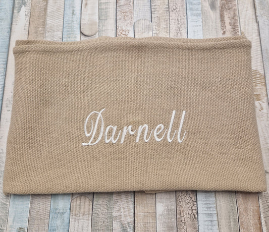Personalised Baby Cellular Blanket