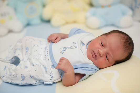 Premature Baby Boys Giraffe Romper