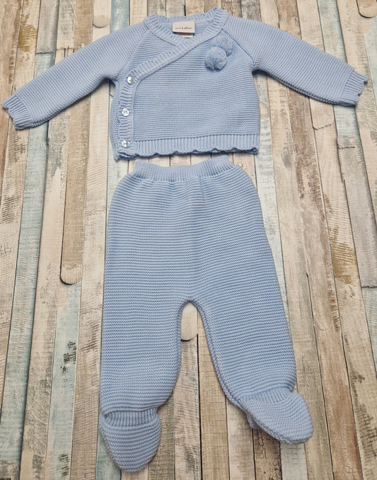 Nana's Special Buys Baby Boys Blue Crossover Set