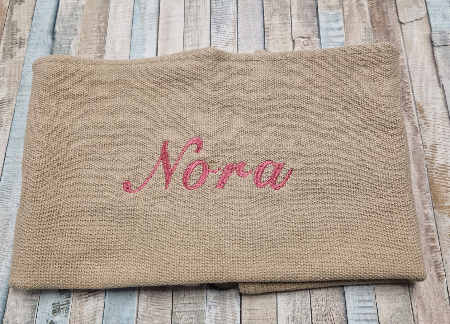 Personalised Baby Cellular Blanket