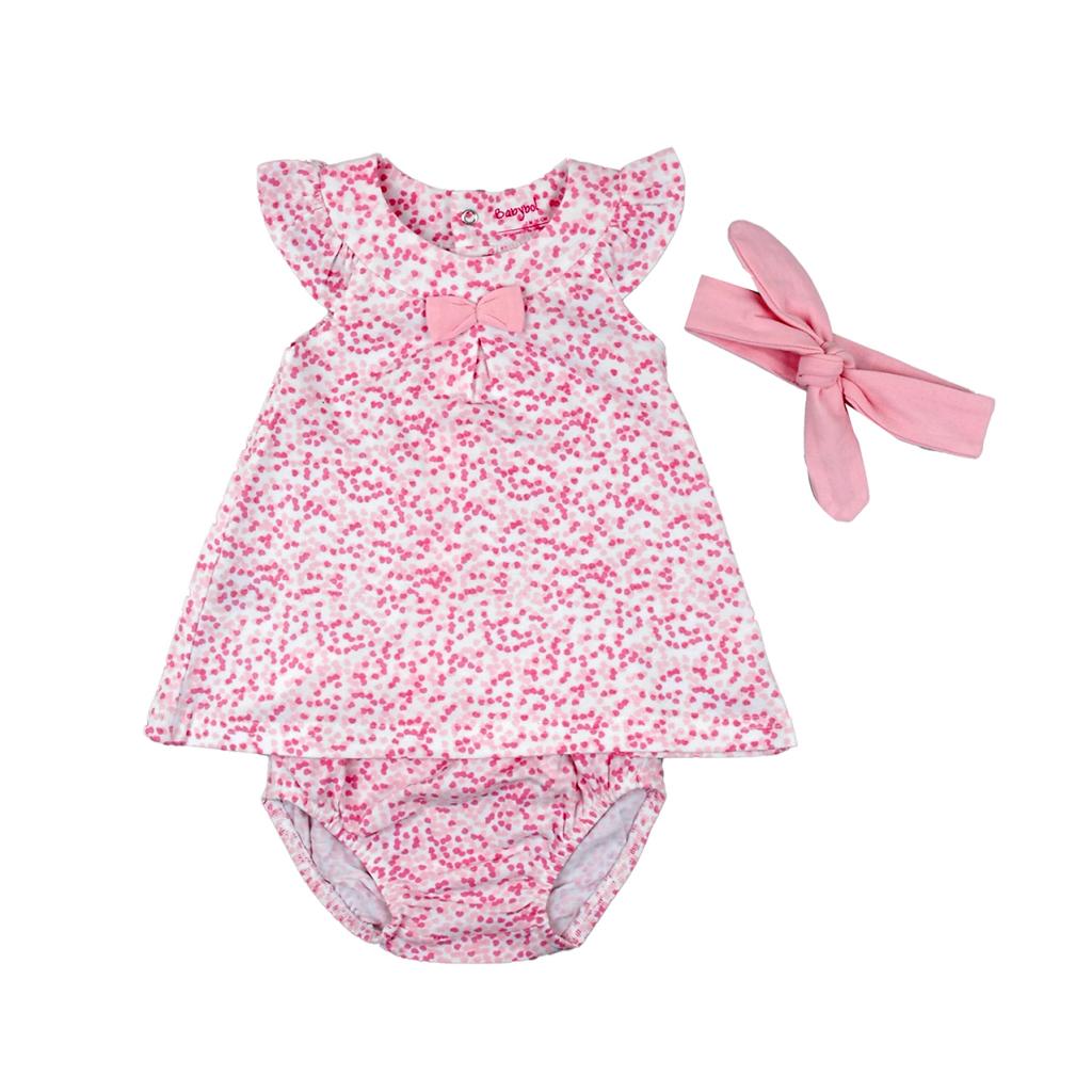 Baby Girls Dotty Dress Set