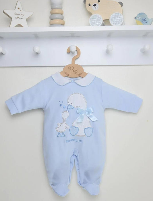 Baby Boys  Blue Mummy And Me Babygro