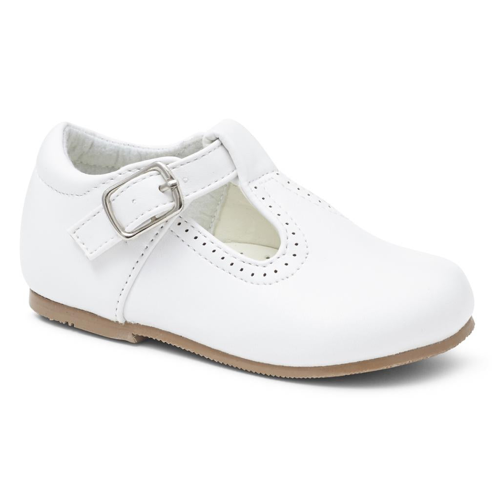 Girls White Amelia Sevva Shoes