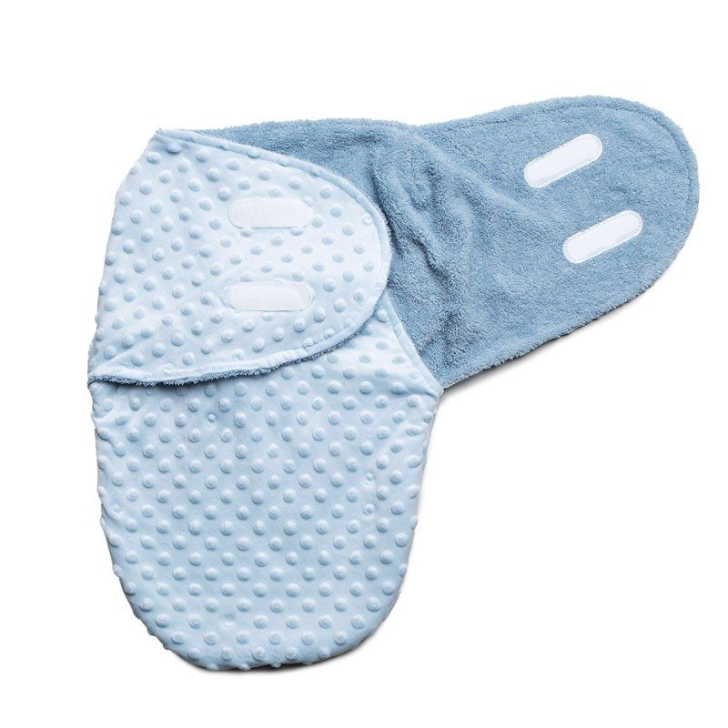 Baby Boys Blue Bubble Design Swaddle Wrap