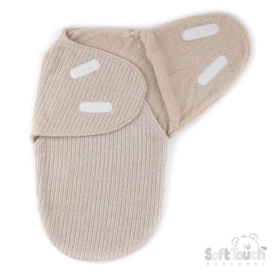 Unisex Baby Biscuit Chenille Cellular Swaddle