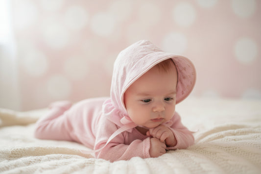 Baby Girls Broderie Anglaise Sun Bonnet
