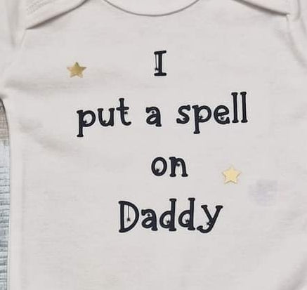 Unisex Baby I Put A Spell On Mummy/Daddy Newborn Halloween Babygro