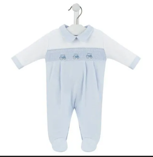 Nana B's Special Buys Baby Boys Tractor Sleepsuit