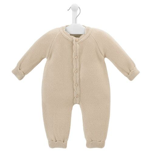 Nana's Special Buys Unisex Baby Beige Scallop Edge Onesie