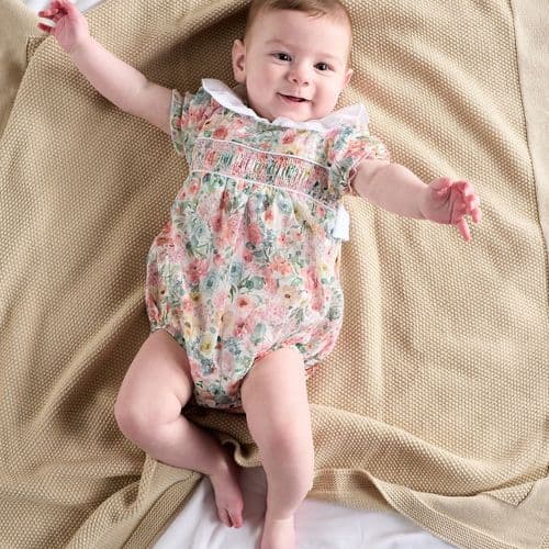 Nana's Special Buys Baby Girls Floral Romper