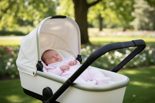 Baby Girls Pink Smocked Windmill sleepsuit