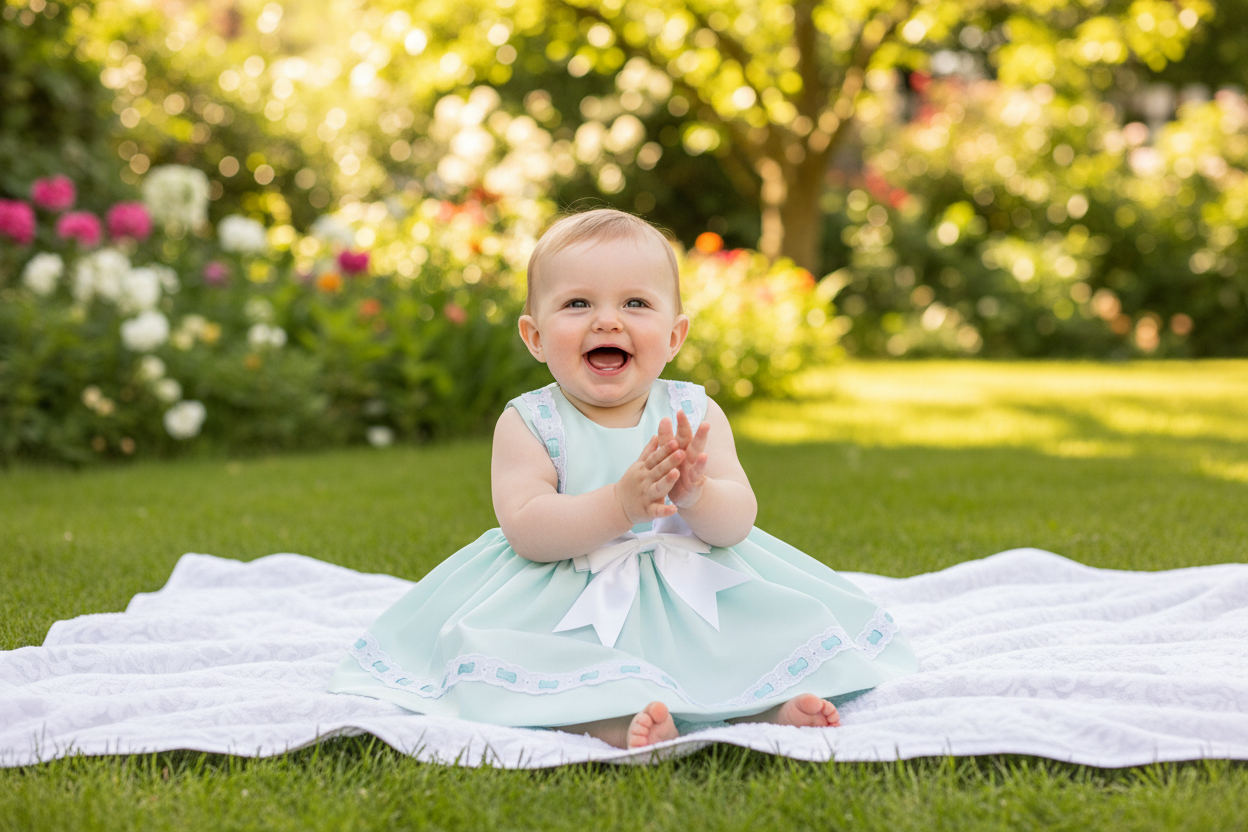 Baby Girls Mint Green Sleeveless Dress & Pants