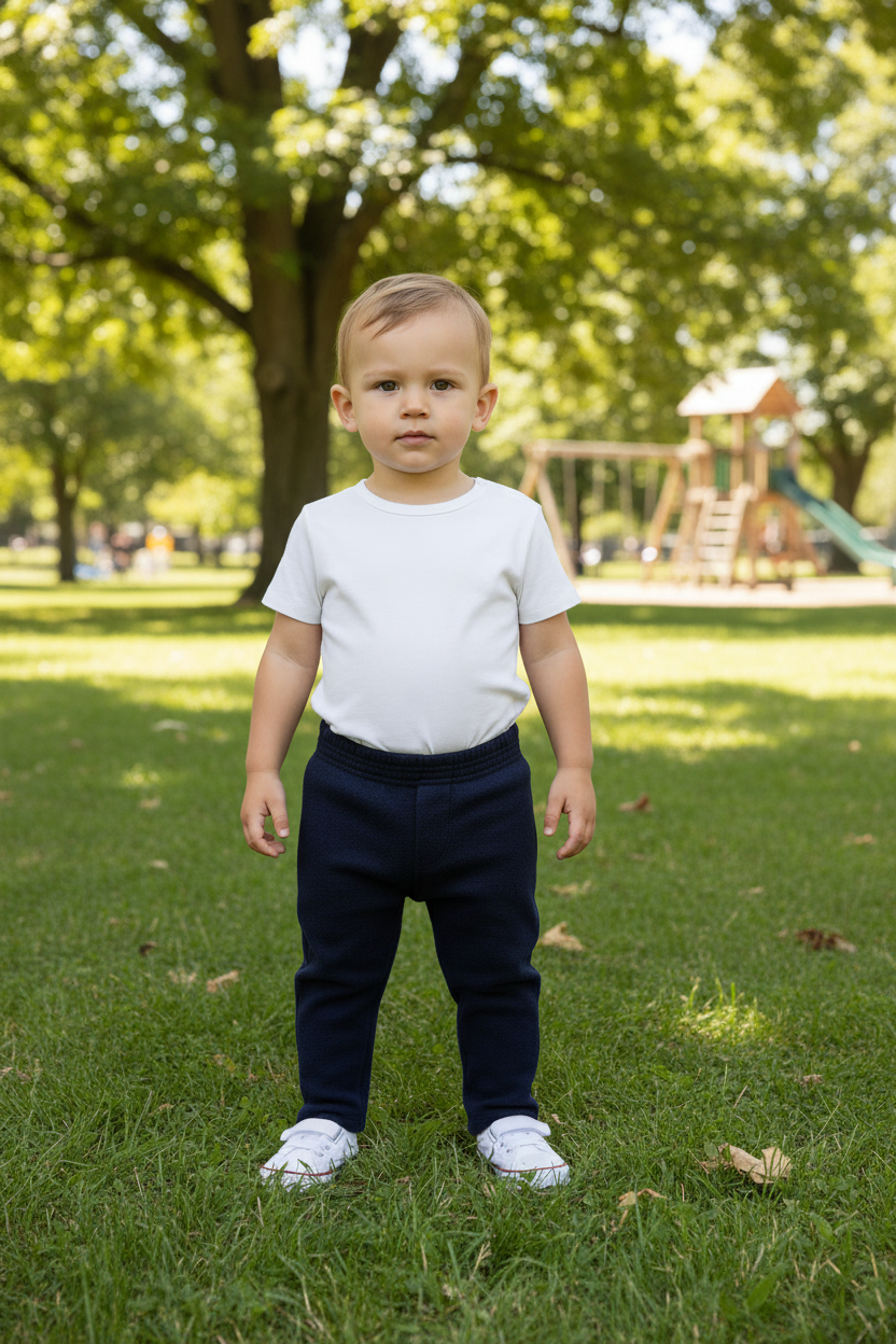 Boys Navy Trousers