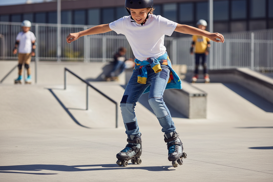 Boys Patchwork Slim Fit Jeans