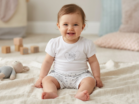 Courtney Baby Girls Love Design Shorts